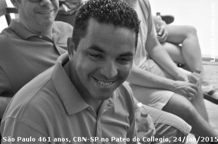 LambeLambe.com - So Paulo 461 anos - CBN-SP no Pateo do Collegio